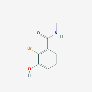 molecular formula C8H8BrNO2 B15520830 2-Bromo-3-hydroxy-N-methylbenzamide 