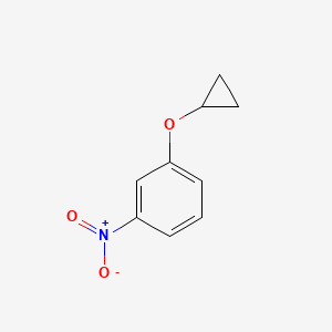molecular formula C9H9NO3 B15520855 1-Cyclopropoxy-3-nitrobenzene 