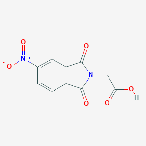 molecular formula C10H6N2O6 B155209 (5-nitro-1,3-dioxo-1,3-dihydro-2H-isoindol-2-yl)acetic acid CAS No. 10133-88-7