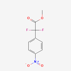 molecular formula C9H7F2NO4 B15520932 Methyl difluoro(4-nitrophenyl)acetate 