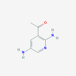 molecular formula C7H9N3O B15520985 1-(2,5-Diaminopyridin-3-YL)ethanone 
