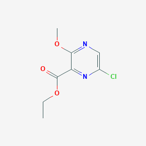 molecular formula C8H9ClN2O3 B15521030 Ethyl 6-chloro-3-methoxypyrazine-2-carboxylate 
