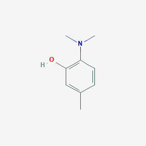 molecular formula C9H13NO B15521084 2-(Dimethylamino)-5-methylphenol 
