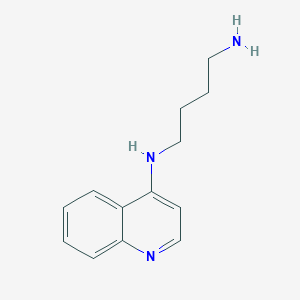 molecular formula C13H17N3 B155211 4-(4-Aminobut-1-yl)aminoquinoline CAS No. 128454-90-0