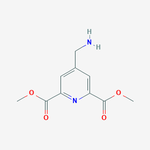 molecular formula C10H12N2O4 B15521110 Dimethyl 4-(aminomethyl)pyridine-2,6-dicarboxylate 