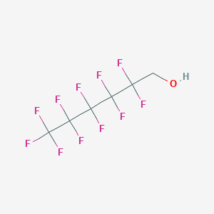 molecular formula C6H3F11O B155212 1H,1H-全氟己醇 CAS No. 423-46-1