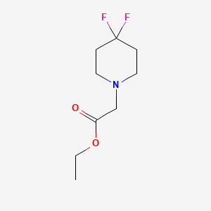 molecular formula C9H15F2NO2 B15521209 Ethyl (4,4-difluoropiperidin-1-YL)acetate 