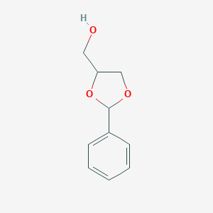 molecular formula C10H12O3 B155213 2-Phenyl-1,3-dioxolane-4-methanol CAS No. 1708-39-0