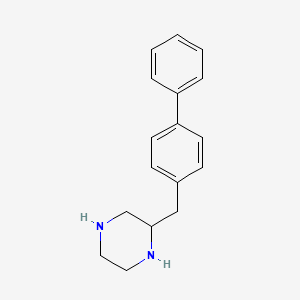 molecular formula C17H20N2 B15521303 2-Biphenyl-4-ylmethyl-piperazine 