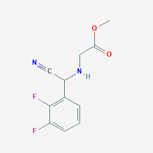 molecular formula C11H10F2N2O2 B15521342 Methyl ([cyano(2,3-difluorophenyl)methyl]amino)acetate 