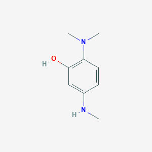 molecular formula C9H14N2O B15521371 2-(Dimethylamino)-5-(methylamino)phenol 