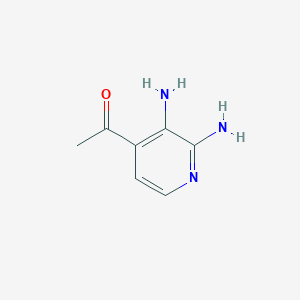 molecular formula C7H9N3O B15521540 1-(2,3-Diaminopyridin-4-YL)ethanone 