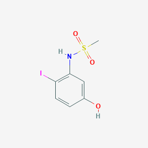 molecular formula C7H8INO3S B15521615 N-(5-Hydroxy-2-iodophenyl)methanesulfonamide 