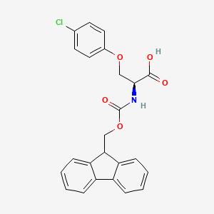 molecular formula C24H20ClNO5 B15521626 Fmoc-O-(4-chlorophenyl)-L-Serine 