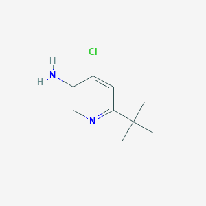 molecular formula C9H13ClN2 B15521668 6-Tert-butyl-4-chloropyridin-3-amine 