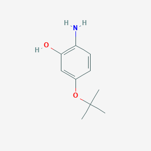 molecular formula C10H15NO2 B15521803 2-Amino-5-(tert-butoxy)phenol 