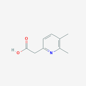 molecular formula C9H11NO2 B15521845 (5,6-Dimethylpyridin-2-YL)acetic acid 