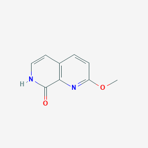 molecular formula C9H8N2O2 B15521857 2-Methoxy-1,7-naphthyridin-8(7H)-one 