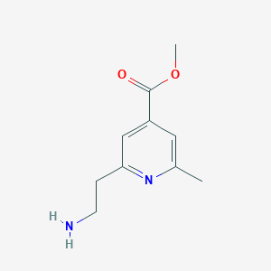 molecular formula C10H14N2O2 B15521879 Methyl 2-(2-aminoethyl)-6-methylisonicotinate 