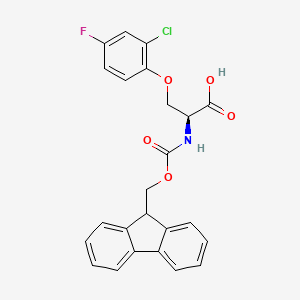 molecular formula C24H19ClFNO5 B15522004 Fmoc-O-(2-Chloro-4-fluorophenyl)-L-serine 