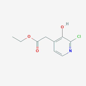 molecular formula C9H10ClNO3 B15522079 Ethyl (2-chloro-3-hydroxypyridin-4-YL)acetate CAS No. 1393558-69-4