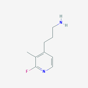 molecular formula C9H13FN2 B15522092 3-(2-Fluoro-3-methylpyridin-4-YL)propan-1-amine 