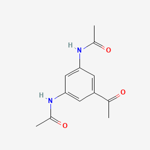 molecular formula C12H14N2O3 B15522188 N-[3-Acetyl-5-(acetylamino)phenyl]acetamide 