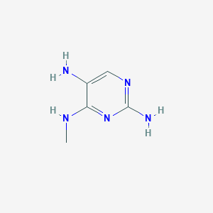 molecular formula C5H9N5 B15523210 N4-methylpyrimidine-2,4,5-triamine 