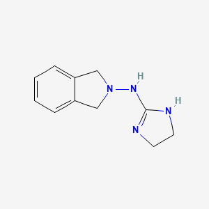 molecular formula C11H14N4 B15523597 N-(4,5-Dihydro-1H-imidazol-2-YL)isoindolin-2-amine 