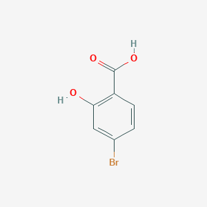 molecular formula C7H5BrO3 B155236 4-溴-2-羟基苯甲酸 CAS No. 1666-28-0