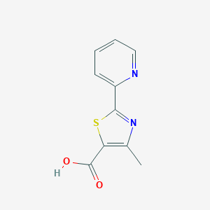 molecular formula C10H8N2O2S B155238 2-(2-Pyridyl)-4-methylthiazole-5-carboxylic acid CAS No. 34418-48-9