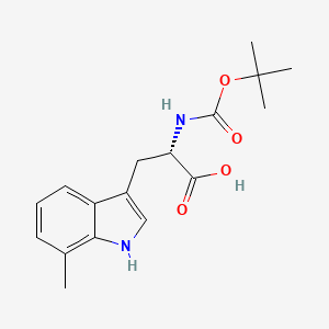 molecular formula C17H22N2O4 B15524041 Boc-7-methyl-L-tryptophan 