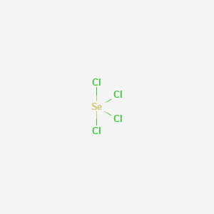 molecular formula SeCl4<br>Cl4Se B155243 Selenium tetrachloride CAS No. 10026-03-6