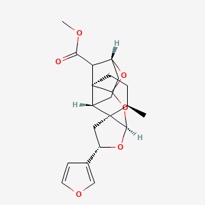 molecular formula C21H26O6 B15524707 Crovatin 