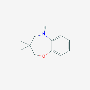 molecular formula C11H15NO B15524949 3,3-Dimethyl-2,3,4,5-tetrahydro-1,5-benzoxazepine 