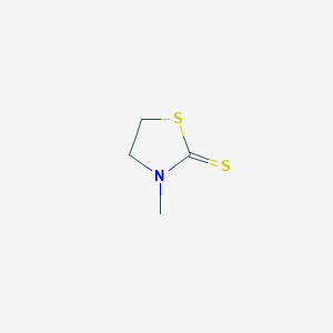 molecular formula C4H7NS2 B155251 3-Methylthiazolidine-2-thione CAS No. 1908-87-8