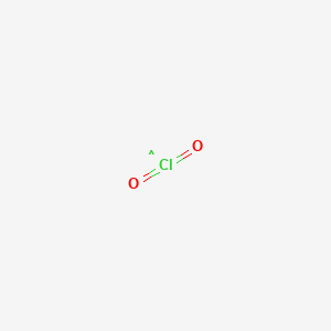molecular formula ClO2 B155256 Chlorine dioxide CAS No. 10049-04-4