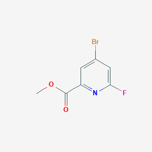 molecular formula C7H5BrFNO2 B15525720 Methyl 4-bromo-6-fluoropicolinate 