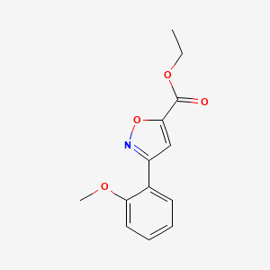 molecular formula C13H13NO4 B15525850 Ethyl 3-(2-methoxyphenyl)-1,2-oxazole-5-carboxylate 