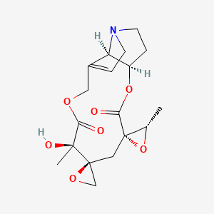 molecular formula C18H23NO7 B15526190 Seneciocannabine 
