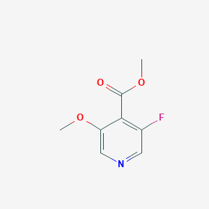molecular formula C8H8FNO3 B15526226 Methyl 3-fluoro-5-methoxyisonicotinate 