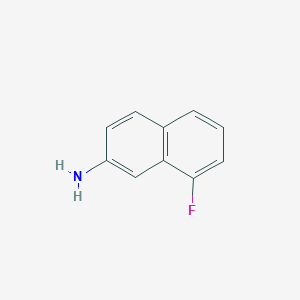 molecular formula C10H8FN B15527175 7-Amino-1-fluoronaphthalene CAS No. 13720-51-9