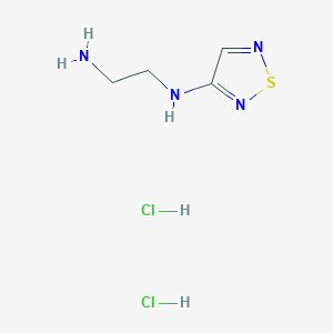 molecular formula C4H10Cl2N4S B15527644 N1-(1,2,5-thiadiazol-3-yl)ethane-1,2-diamine dihydrochloride 