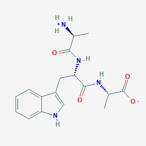 molecular formula C17H22N4O4 B155277 H-Ala-Trp-Ala-OH CAS No. 126310-63-2