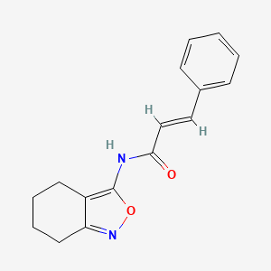 molecular formula C16H16N2O2 B15527869 N-(4,5,6,7-tetrahydrobenzo[c]isoxazol-3-yl)cinnamamide 