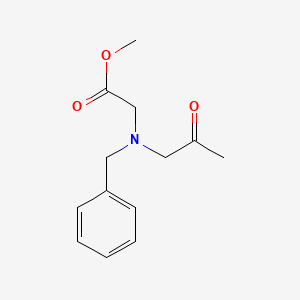 molecular formula C13H17NO3 B15527940 Methyl [benzyl(2-oxopropyl)amino]acetate 