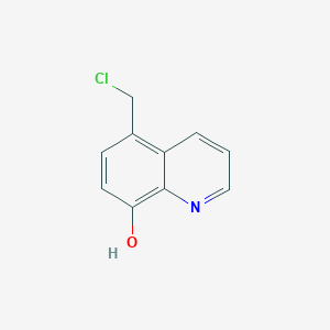 molecular formula C10H8ClNO B155281 5-(Chloromethyl)quinolin-8-ol CAS No. 10136-57-9