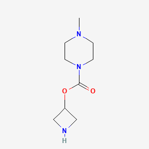 molecular formula C9H17N3O2 B15528104 Azetidin-3-yl 4-methylpiperazine-1-carboxylate 
