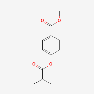 molecular formula C12H14O4 B15528476 Methyl 4-(isobutyryloxy)benzoate 