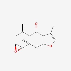 1,2-Epoxy-10(14)-furanogermacren-6-one